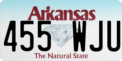 AR license plate 455WJU