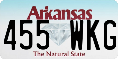 AR license plate 455WKG