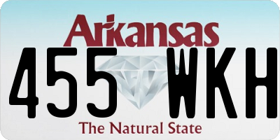 AR license plate 455WKH