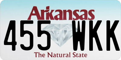 AR license plate 455WKK