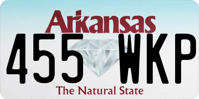 AR license plate 455WKP