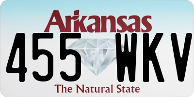 AR license plate 455WKV