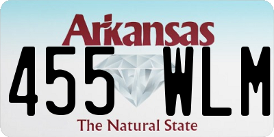 AR license plate 455WLM