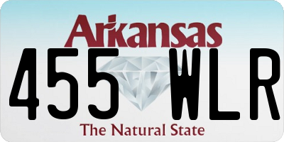 AR license plate 455WLR