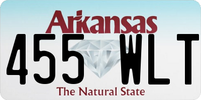 AR license plate 455WLT