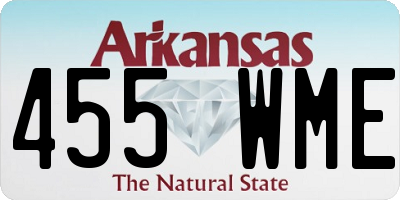 AR license plate 455WME