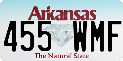 AR license plate 455WMF