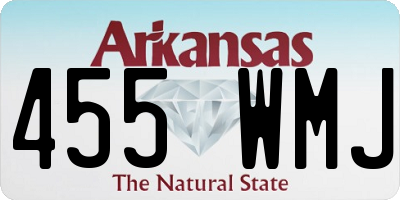 AR license plate 455WMJ