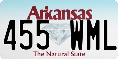 AR license plate 455WML