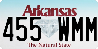 AR license plate 455WMM