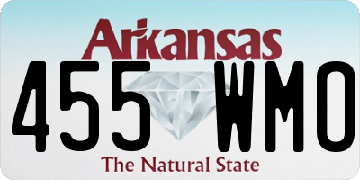 AR license plate 455WMO