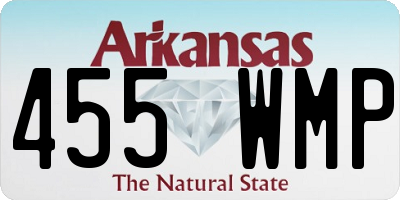 AR license plate 455WMP