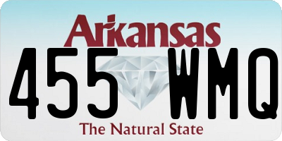 AR license plate 455WMQ