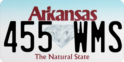 AR license plate 455WMS