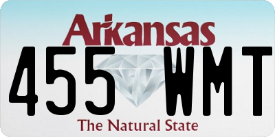 AR license plate 455WMT