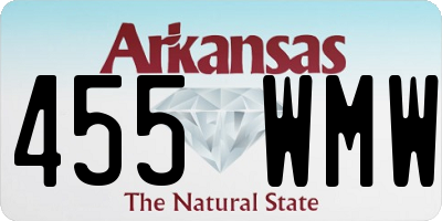 AR license plate 455WMW