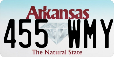 AR license plate 455WMY