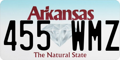 AR license plate 455WMZ