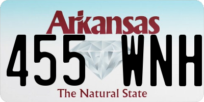 AR license plate 455WNH