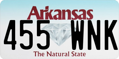 AR license plate 455WNK