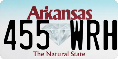 AR license plate 455WRH