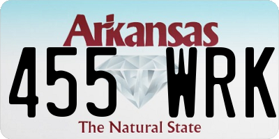 AR license plate 455WRK