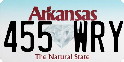 AR license plate 455WRY