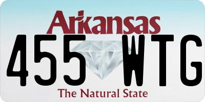 AR license plate 455WTG