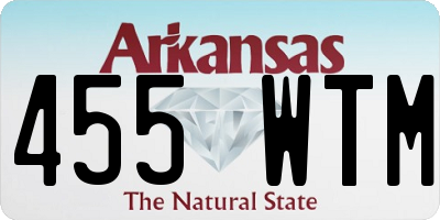 AR license plate 455WTM