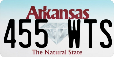 AR license plate 455WTS