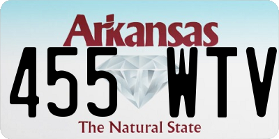 AR license plate 455WTV