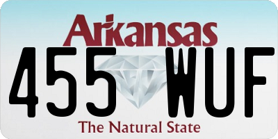 AR license plate 455WUF