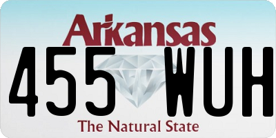 AR license plate 455WUH