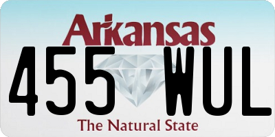 AR license plate 455WUL