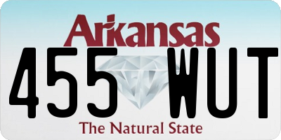 AR license plate 455WUT