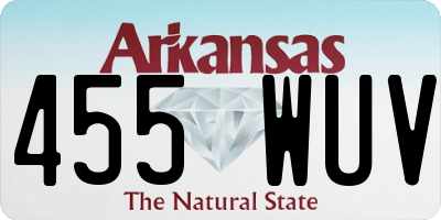 AR license plate 455WUV