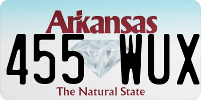 AR license plate 455WUX