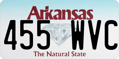 AR license plate 455WVC