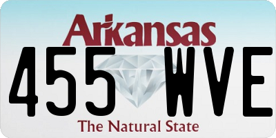 AR license plate 455WVE