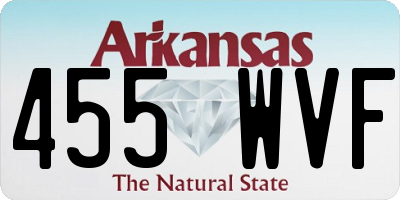 AR license plate 455WVF