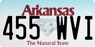 AR license plate 455WVI