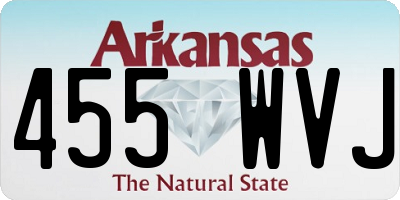 AR license plate 455WVJ