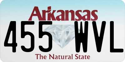AR license plate 455WVL