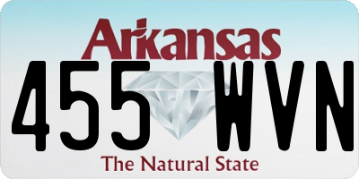 AR license plate 455WVN