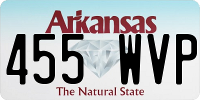 AR license plate 455WVP