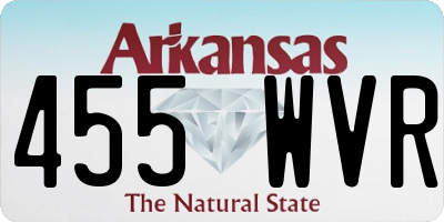 AR license plate 455WVR