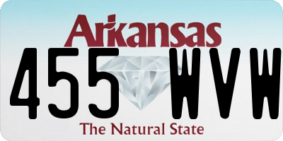 AR license plate 455WVW