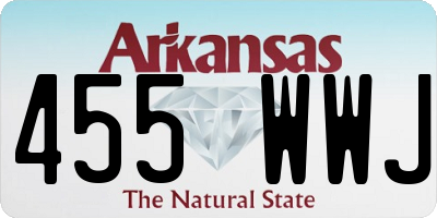 AR license plate 455WWJ