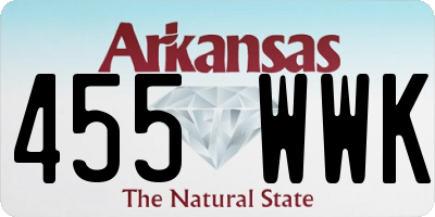 AR license plate 455WWK