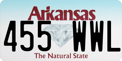 AR license plate 455WWL